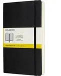 Notizbuch Large A5 kariert 200 Blatt Softcover schwarz
