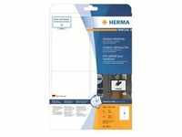 HERMA Special - Polyethylen (PE) - matt - selbstklebend - weiß - 99.1 x 139 mm 40