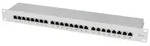 LogiLink NP0060 24 Port Patch-Panel 483 mm (19 ) CAT 6a 1 HE Grau