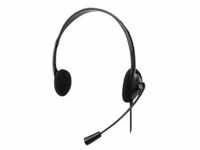 Manhattan Stereo On-Ear Headset (USB), Microphone Boom, Retail Box Packaging,