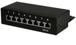 LogiLink NP0017B 8 Port Patch-Panel CAT 6 1 HE