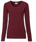 HAKRO Damen Longsleeve MIKRALINAR&reg; weinrot, 6XL