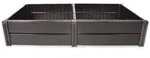 KHW | Hochwertiges Hochbeet | Demeter L | platzsparend | 158 &times; 82 &times; 31 cm - 336