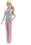 Mattel DVF50; GTW39 - Barbie Krankenpflegerin Puppe
