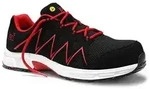 Sicherheitshalbschuh jo_SPEEDY black-red Low ESD S1PS, Gr. 36