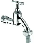 SCHELL 034050399 Auslaufventil 1/2Zoll, mit Knebelgriff mattchrom