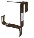 Geli 39813 000 08 Blumenkastenhalter Form C, braun (1 Paar)