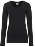 HAKRO Damen Longsleeve MIKRALINAR&reg; schwarz, M