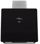 vidaXL Dunstabzugshaube Schwarz Hartglas mit Display 600 mm
