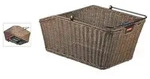 KLICKfix Hinterradkorb Structura GT br 44x24x20cm, geflochten,f. Racktime,18ltr,