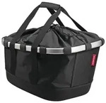 KLICKfix City-Tasche Bikebasket GT black, 33x27x42cm, f&uuml;r Racktime, schwarz