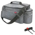 KLICKfix 0268RAGR Gep&auml;cktr&auml;gertasche Rackpack Light Racktime, 37x19x18 cm, grau