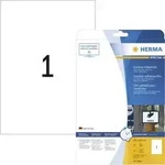 Herma 9500 Folien-Etiketten 210 x 297mm Polyethylenfolie Wei&szlig; 10 St. Permanent