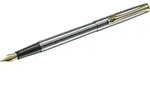 F&uuml;llhalter Traveller Edelstahl gold Edelstahlfeder F