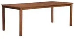 vidaXL Gartentisch 200x100x74 cm Massivholz Akazie
