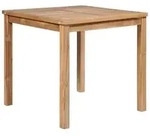 vidaXL Gartentisch 80x80x77 cm Massivholz Teak