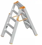 Layher Topic 1062 Treppenstehleiter mit 6 Stufen 2,95m AH