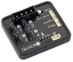 aqua computer QUADRO L&uuml;ftersteuerung f&uuml;r PWM-L&uuml;fter Geh&auml;use Geh&auml;usel&uuml;fter