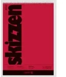 Brunnen 1047450, Muster, Rot, 50 Bl&auml;tter, 110 g/m2, Hardcover, Universal