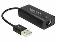 Delock Adapter USB 2.0 > LAN 10/100 Mb/s