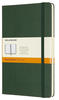 Notizbuch Large A5 liniert Hardcover 120 Blatt myrtengrün