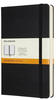 Notizbuch Large A5 liniert 200 Blatt Hardcover schwarz