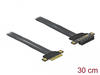 Delock Riser Karte PCI Express x4 zu x4 mit flexiblem Kabel 30 cm