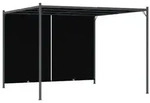 vidaXL Gartenpergola mit Versenkbarem Dach 3x3 m Anthrazit