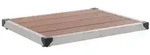 vidaXL Garten-Duschwanne WPC Edelstahl 80 x 62 cm Braun