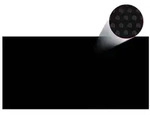 vidaXL Poolabdeckung Schwarz 549x274 cm PE