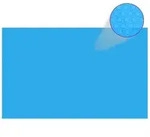 vidaXL Rechteckige Poolabdeckung 800x500 cm PE Blau