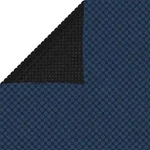 vidaXL Treibende Pool-Solarplane PE 450x220 cm Schwarz und Blau