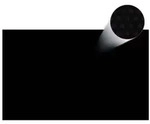 vidaXL Poolabdeckung Schwarz 260x160 cm PE