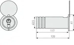 ABUS Schl&uuml;sseleinbautresor 729