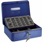 Geldz&auml;hlkassette Euro BxTxH 250x180x90mm blau