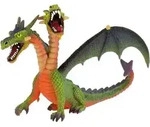Bullyland - Drache mit 2 K&ouml;pfen gr&uuml;n