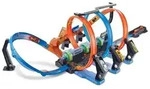 Hot Wheels Corkscrew Crash Streckenset & Spielzeugauto Looping 5+