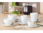 Esmeyer Cappuccinotasse Bistro 52 433-213 ws 6 St./Pack. +Untertasse