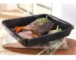 RIESS 0402-22 Profi Auflaufform, 33 x 42 x 7 cm, anthrazit