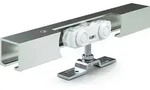 Schiebesyst.Rollan 40 NT 40kg 1900mm Holzfl&uuml;gel Kompletts.50-97cm Wm./Dm.GEZE
