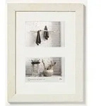 Bilderrahmen Collage Holz Home creme 2 Fotos 10x15 cm