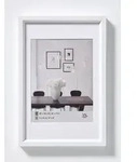 BILDERRAHMEN Steel Style Kunststoff Bilderrahmen 13x18 cm Weiss
