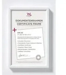BILDERRAHMEN Steel Style Kunststoff Bilderrahmen 21x29,7 cm Weiss