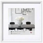 BILDERRAHMEN Steel Style Kunststoff Bilderrahmen 20x20 cm Weiss
