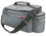 KLICKfix Gep&auml;cktr&auml;gertasche KLICKfix Rackp. Light UniKlip, grau, 37x19x18cm,