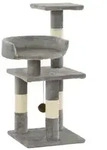 vidaXL Katzen-Kratzbaum mit Sisal-Kratzs&auml;ulen 65 cm Grau