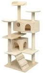 vidaXL Katzen-Kratzbaum Sisal 125 cm Beige