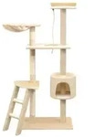 vidaXL Katzen-Kratzbaum Sisal 150 cm Beige