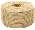 vidaXL Seil 100% Sisal 8 mm 500 m