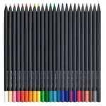 FABER-CASTELL Black Edition - Farbstift - ausgew&auml;hlte leuchtende Farben (Packung mit